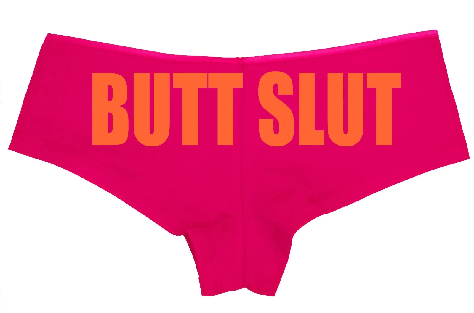 Butt Slut • Hot Pink Boyshorts • Choose Your Color Text