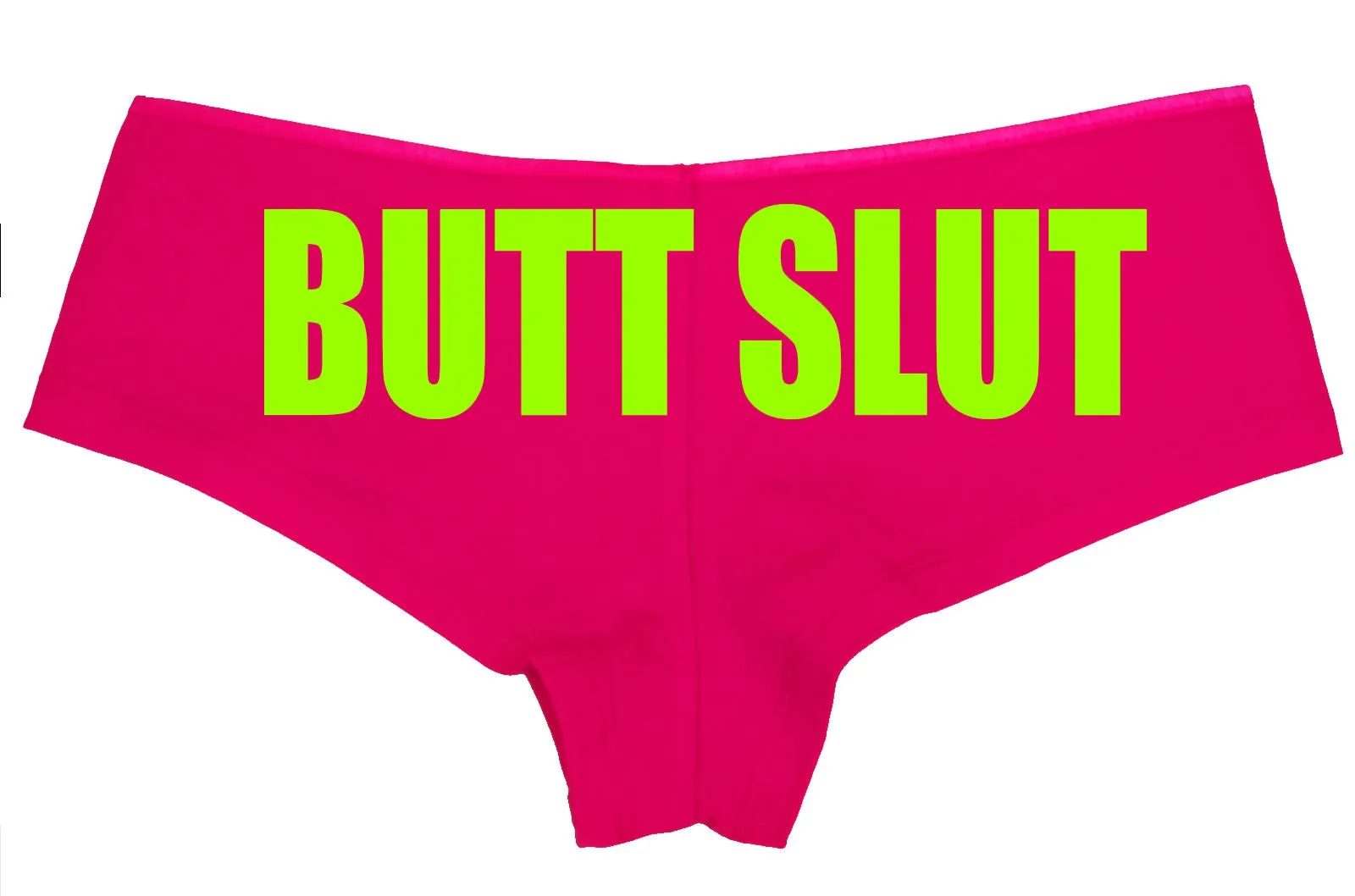 Butt Slut • Hot Pink Boyshorts • Choose Your Color Text