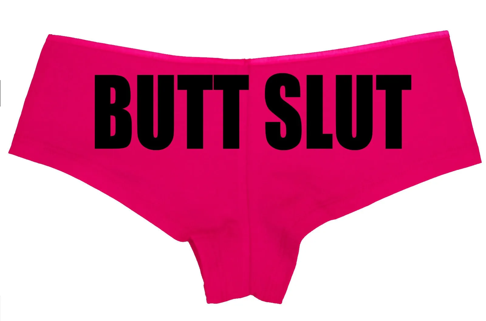 Butt Slut • Hot Pink Boyshorts • Choose Your Color Text