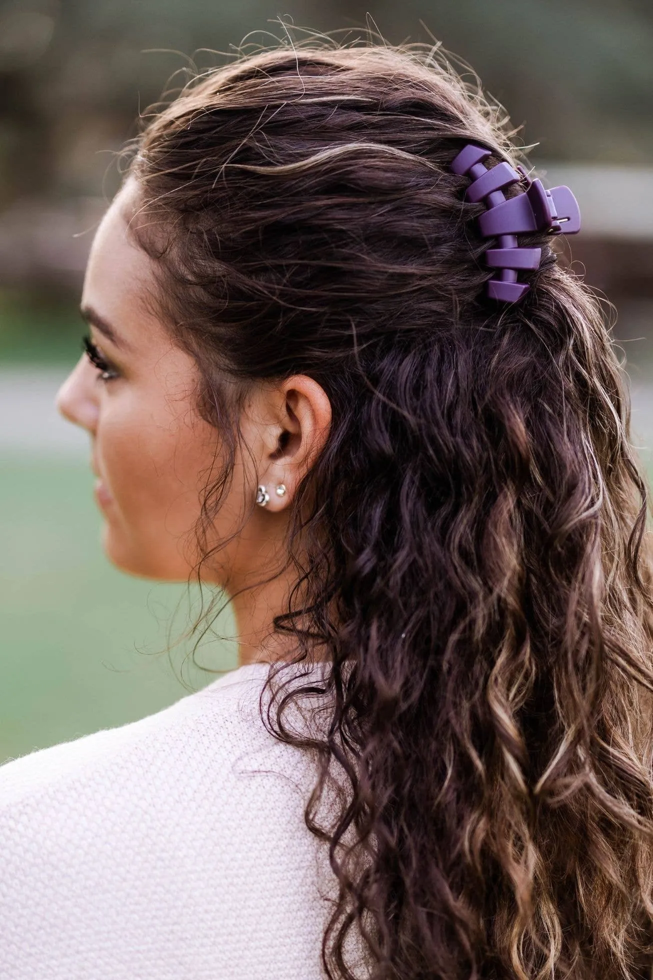 Classic Hair Clip | Small | Burgundy Bliss