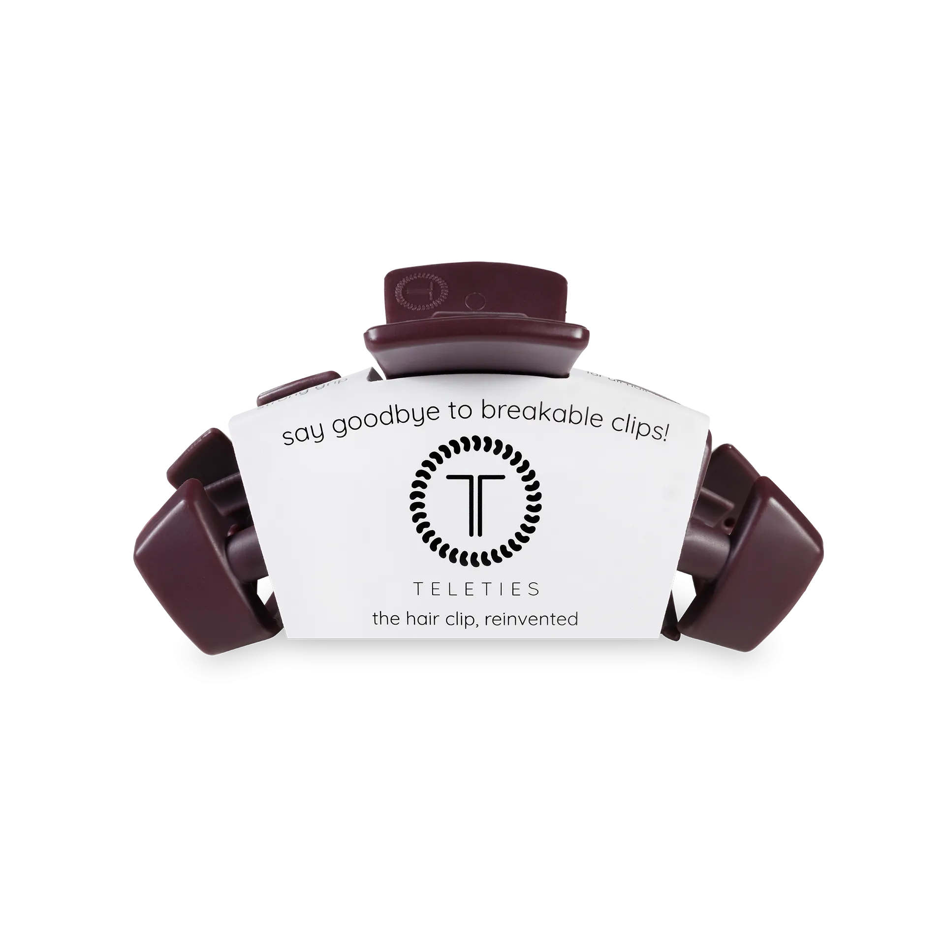 Classic Hair Clip | Small | Burgundy Bliss