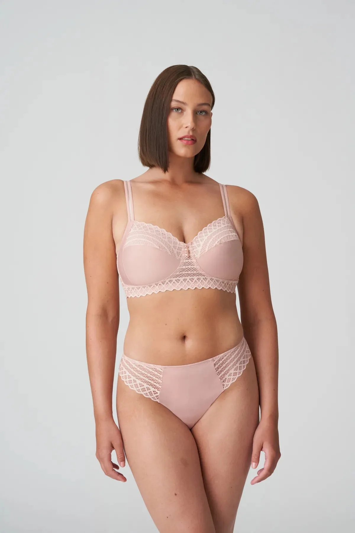 East End Full Cup Bra Wireless In Powder Rose - Prima Donna Twist