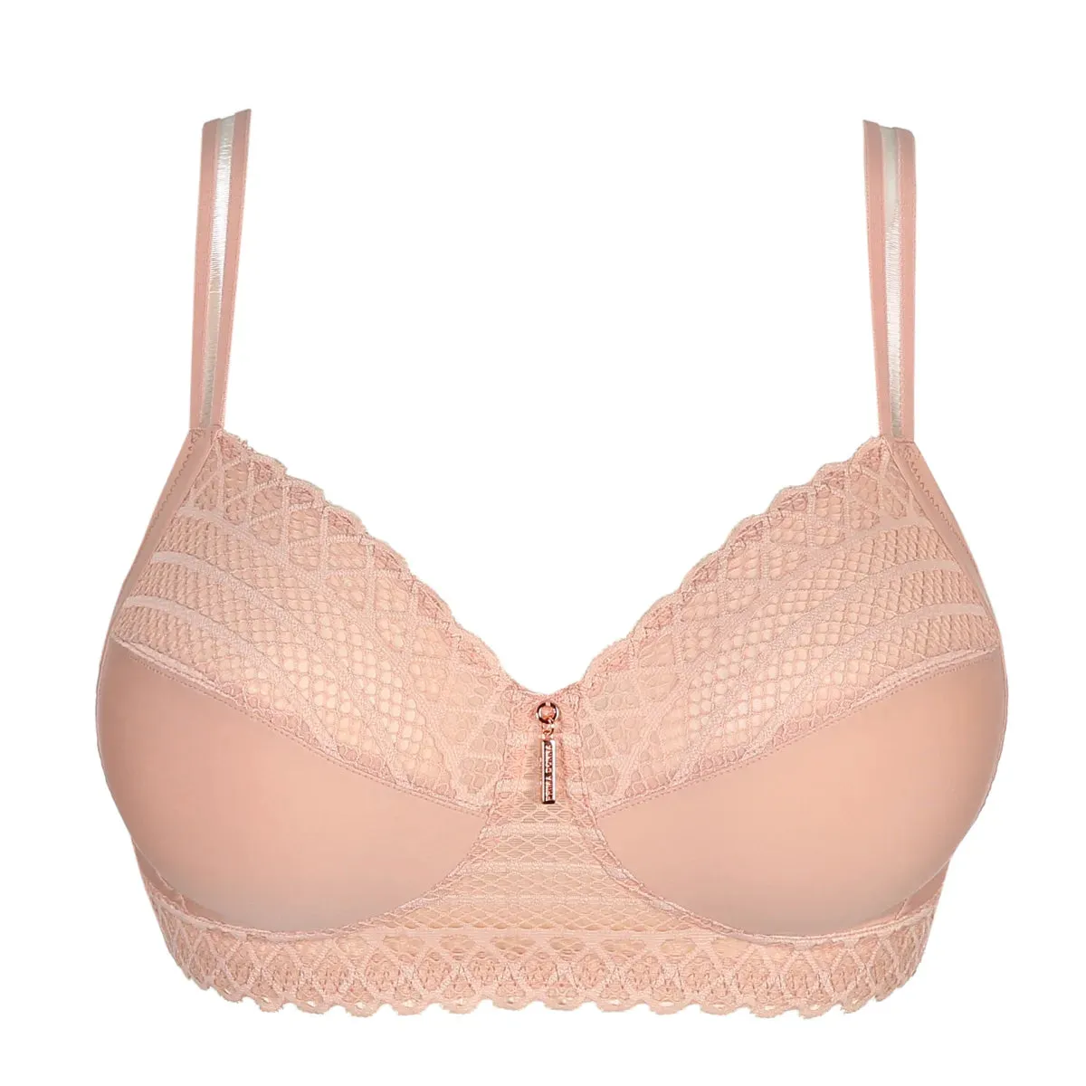 East End Full Cup Bra Wireless In Powder Rose - Prima Donna Twist