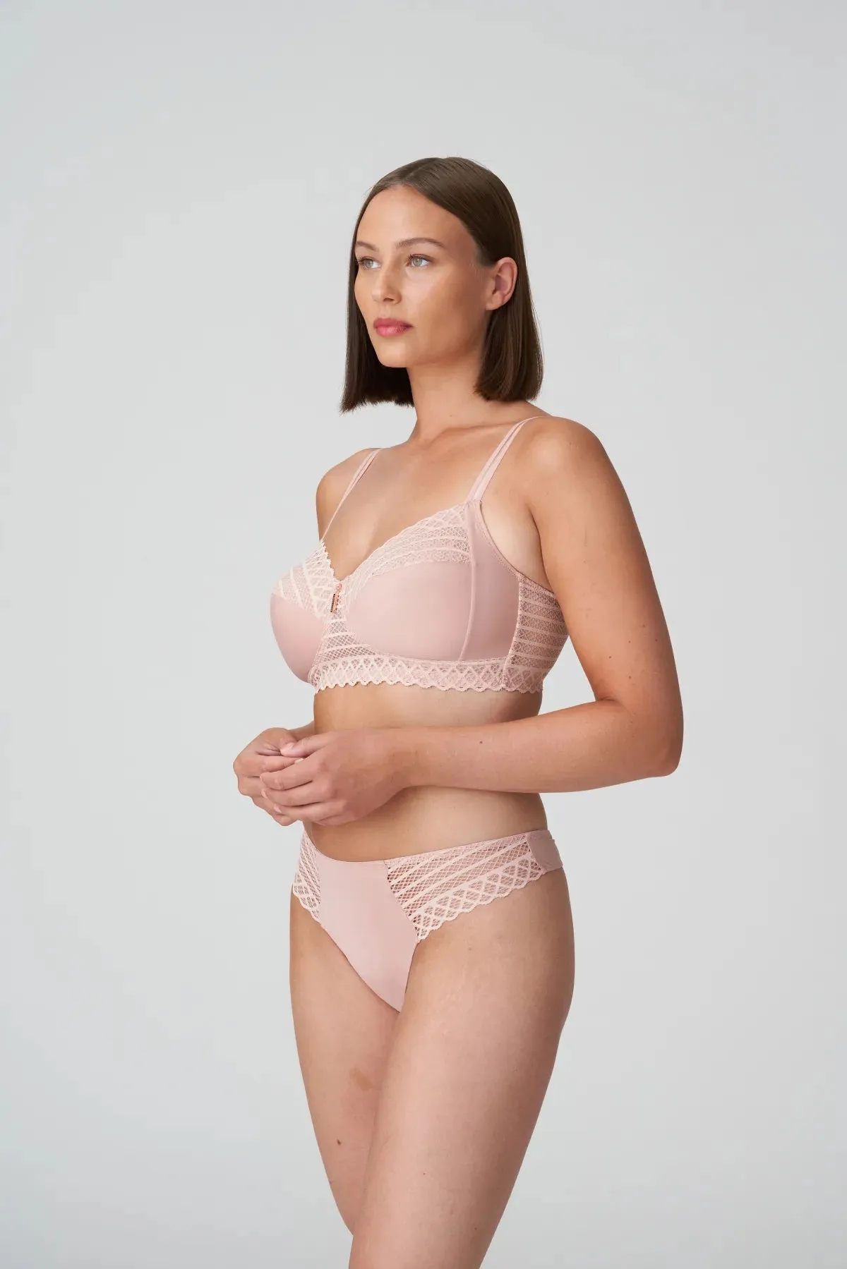 East End Full Cup Bra Wireless In Powder Rose - Prima Donna Twist