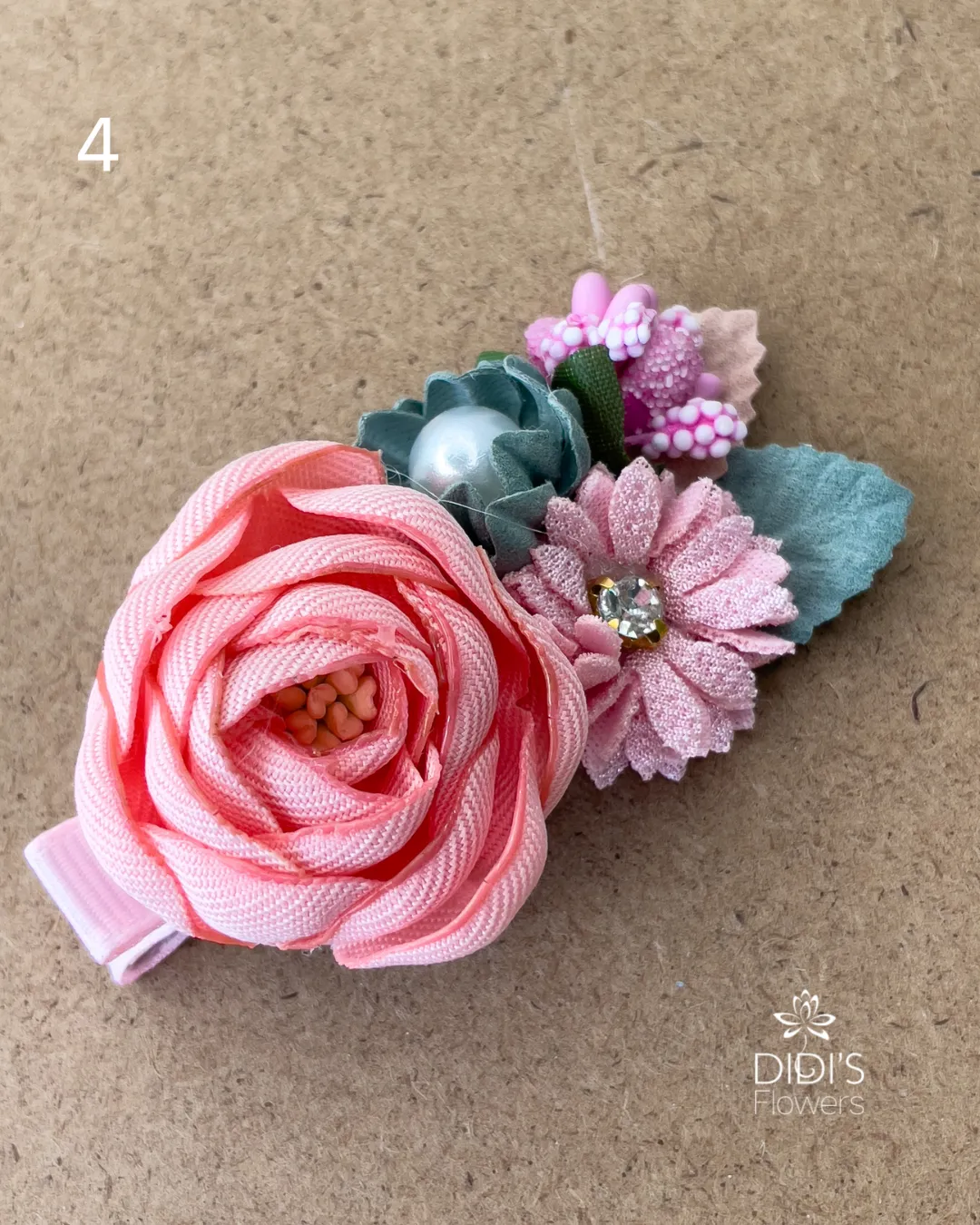 Hair Clips - Pink