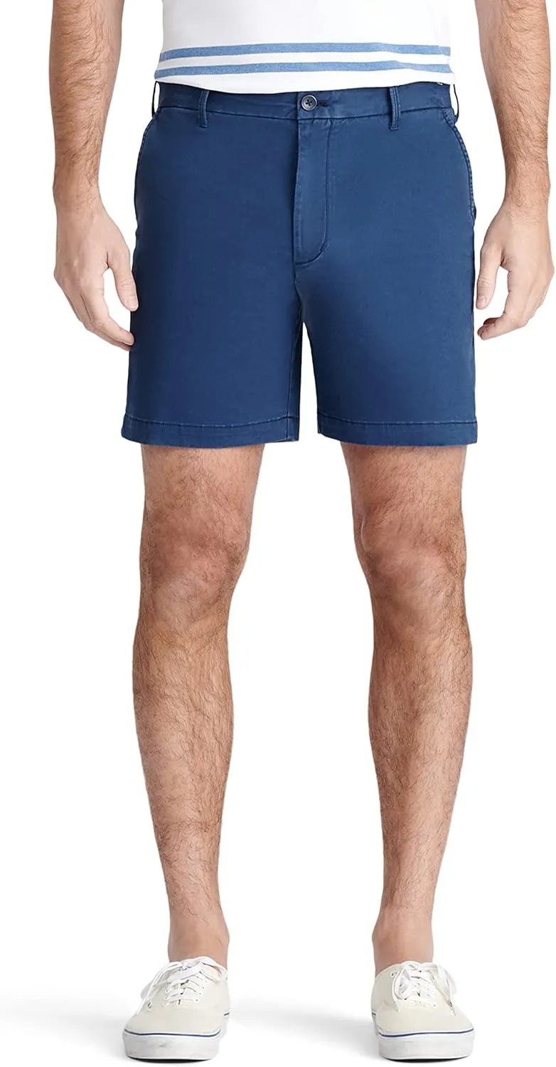 IZOD Men's Saltwater Stretch 7" Chino Short
