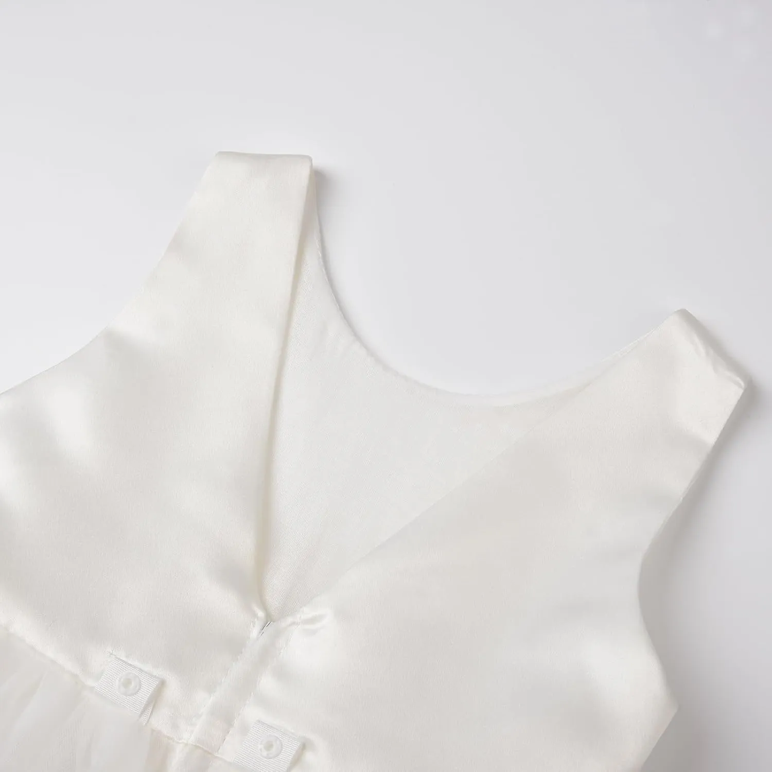 JerrisApparel Flower Girls Dress Wedding Satin Dresses Princess Birthday Party Prom Ball Gown