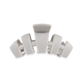 Medium Teleties Claw Clip - Silver Flames