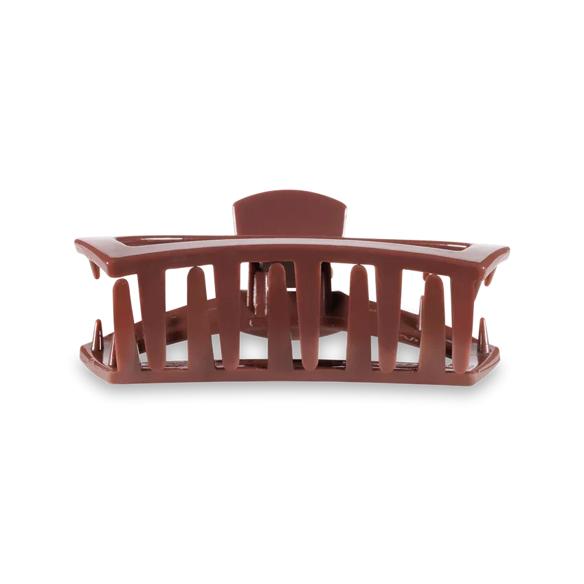 Medium Teleties Open Claw Clip - Nutmeg