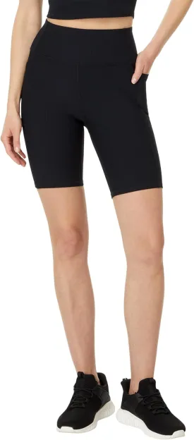 Skechers Women's Go Walk Rib High Waisted 8 Inch Bike Short