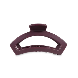 Small Teleties Open Claw Clip - Burgundy Bliss