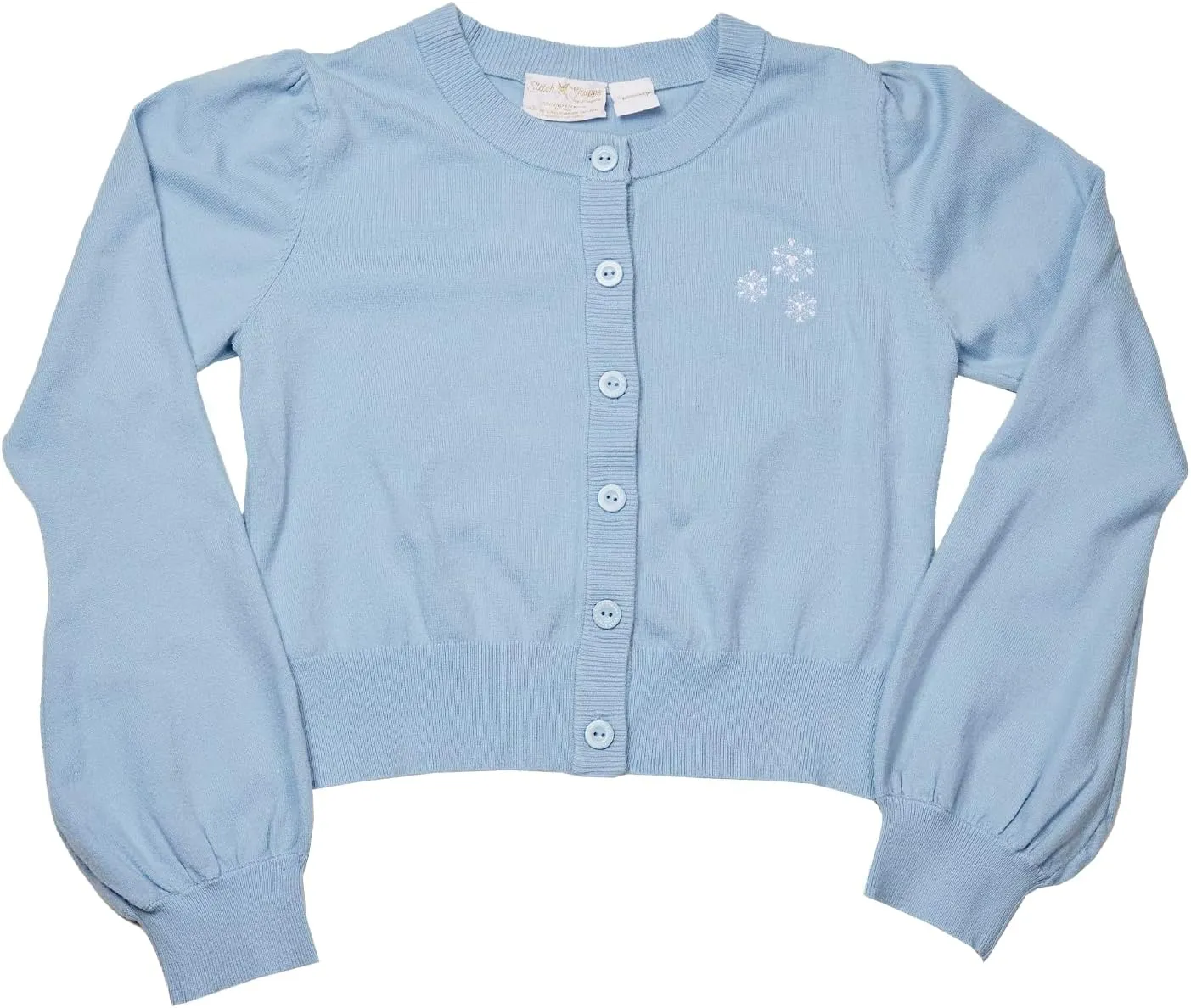 STITCH SHOPPE DISNEY WINTER MICKEY AND FRIENDS BALLOON SLEEVE CARDIGAN 4XL
