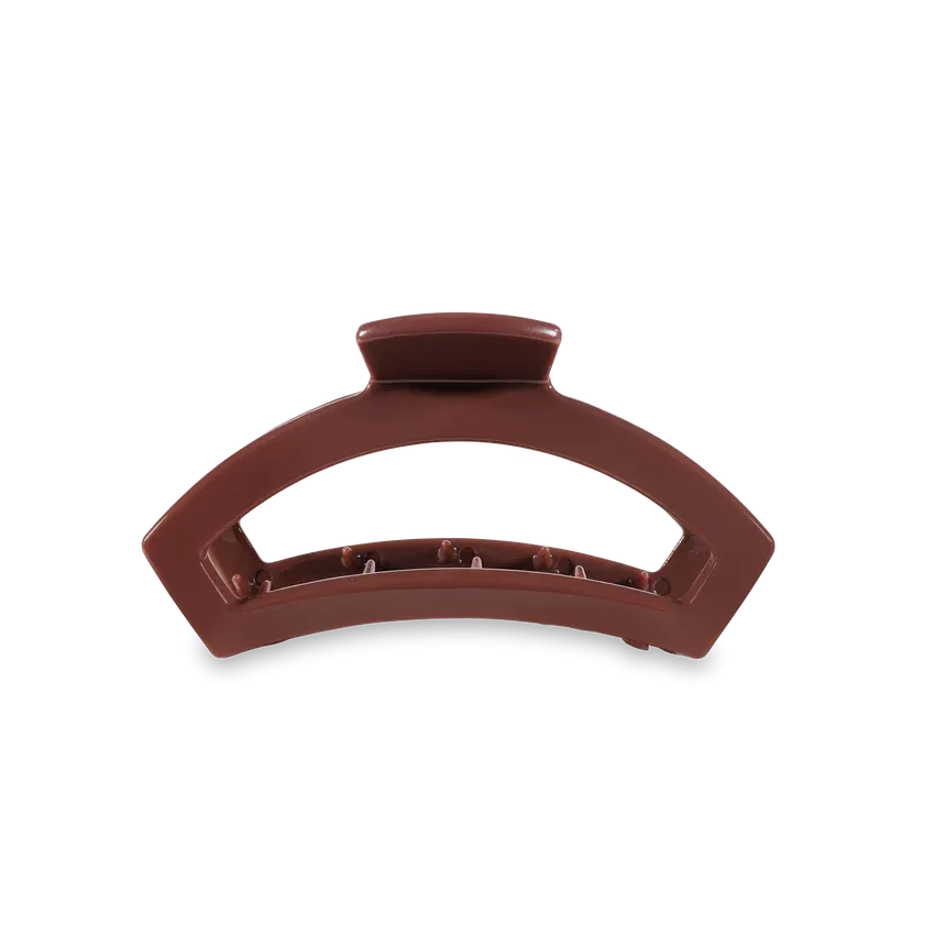 Tiny Teleties Open Claw Clip - Nutmeg