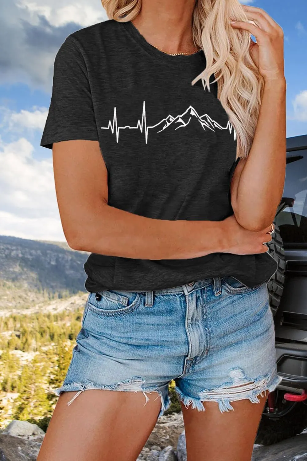 Women Mountain Adventure Workout Tanks Hiking Camping Graphic Athletic Sleeveless Funny Tee Tops