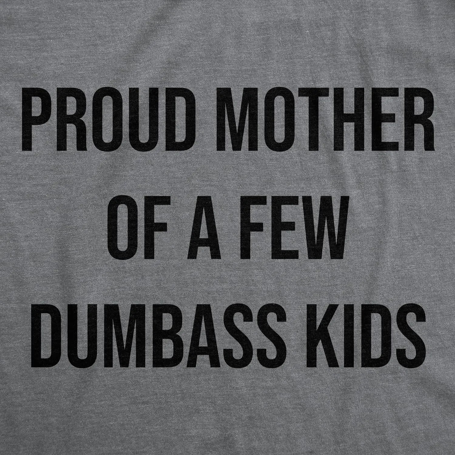Womens Funny T Shirts Proud Mother of A Few Dumbass Kids Sarcastic Mom Tee