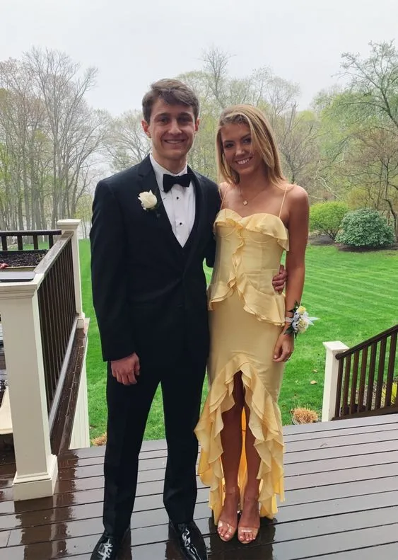 Yellow Prom Dresses Party Evening Gowns